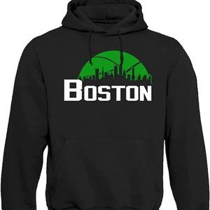 Boston Basketball Skyline Hoodie